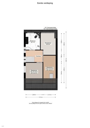 Floorplan - Speenkruidstraat 246, 9731 HA Groningen